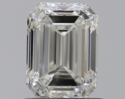 0.90 ct Emerald Cut Natural Diamond : H / VS1