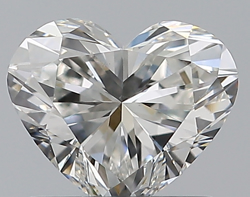0.80 ct Heart Shape Natural Diamond : G / VS2