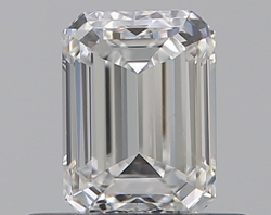 0.46 ct Emerald Cut Natural Diamond : E / VVS2