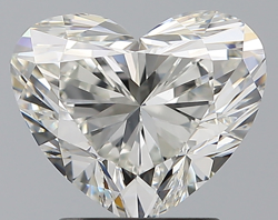 1.90 ct Heart Shape Natural Diamond : H / VS1