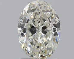 1.50 ct Oval Natural Diamond : J / SI1