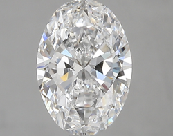 1.50 ct Oval Natural Diamond : D / SI1