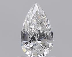 0.59 ct Pear Shape Natural Diamond : F / SI1