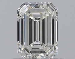 0.71 ct Emerald Cut Natural Diamond : H / VS1