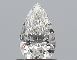 0.56 ct Pear Shape Natural Diamond : G / SI1